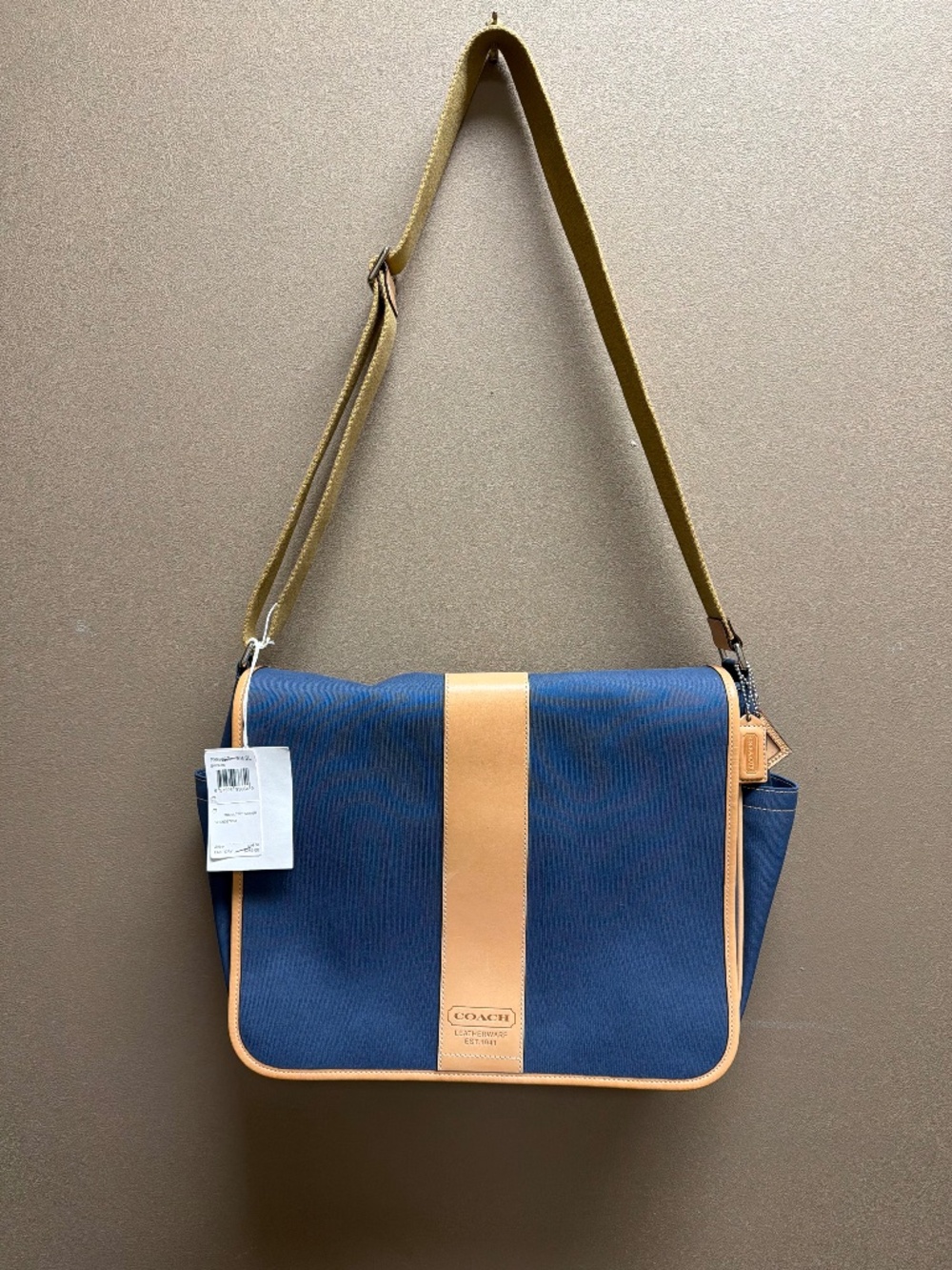 BRAND NEW!! VINTAGE Coach Transatlantic Messenger Bag